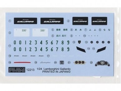 Fujimi - Lamborghini Gallardo SE, 1/24, 12263 4 Fujimi - Lamborghini Gallardo SE, 1/24, 12263 4