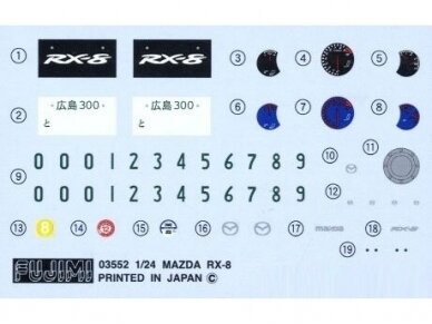 Fujimi - Mazda RX-8 Type S, 1/24, 03552 4