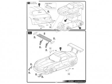 Fujimi - Mercedes Benz SLS AMG GT3, 1/24, 12569 13