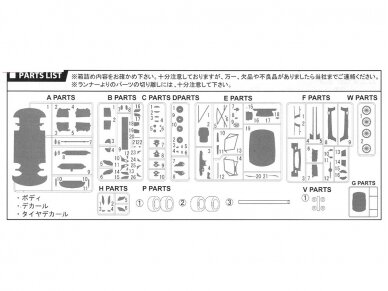 Fujimi - Mercedes Benz SLS AMG GT3, 1/24, 12569 15 Fujimi - Mercedes Benz SLS AMG GT3, 1/24, 12569 15