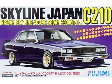 Fujimi - Nissan Skyline Japan 4Dr Sedan 2000GT-E L C210 Early Version, 1/24, 03864 Fujimi - Nissan Skyline Japan 4Dr Sedan 2000GT-E L C210 Early Version, 1/24, 03864