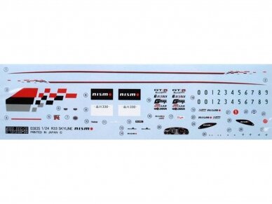 Fujimi - Nismo R33 Skyline GT-R (R33), 1/24, 03835 3 Fujimi - Nismo R33 Skyline GT-R (R33), 1/24, 03835 3