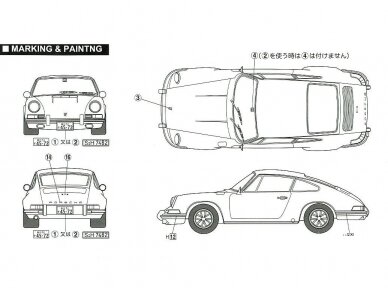Fujimi - Porsche 911S Coupe ‘69, 1/24, 12704 7 Fujimi - Porsche 911S Coupe ‘69, 1/24, 12704 7