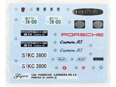 Fujimi - Porsche 911 Carerra 3.8 RSR, 1/24, 12664 7