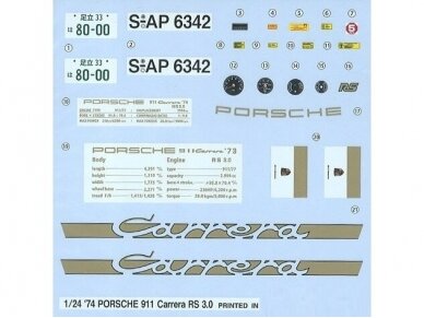 Fujimi - Porsche 911 Carrera RS '74, 1/24, 12661 4