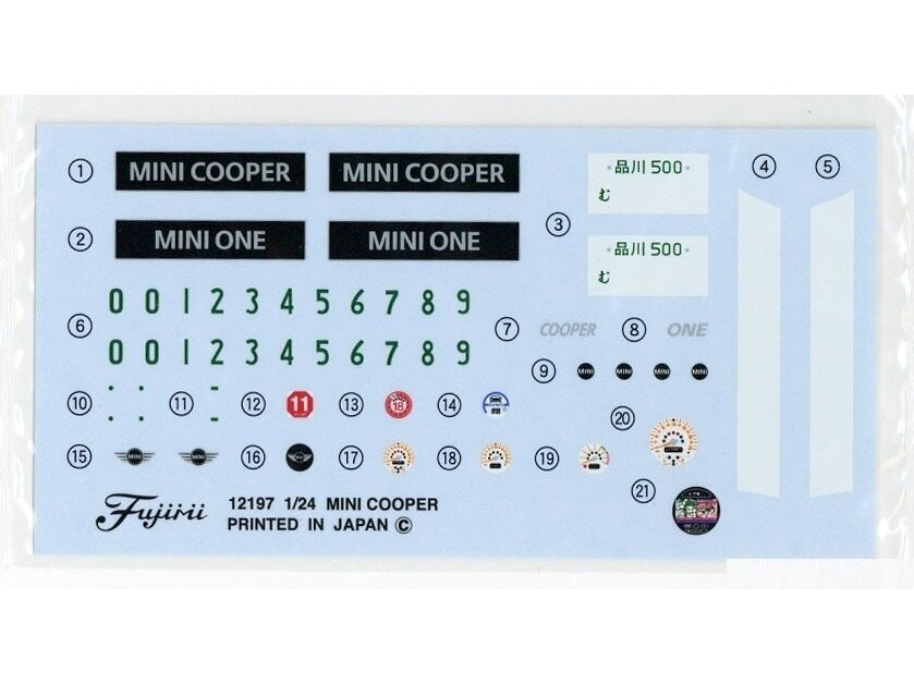 Fujimi - Mini Cooper, 1/24, 12197 5 Fujimi - Mini Cooper, 1/24, 12197 5