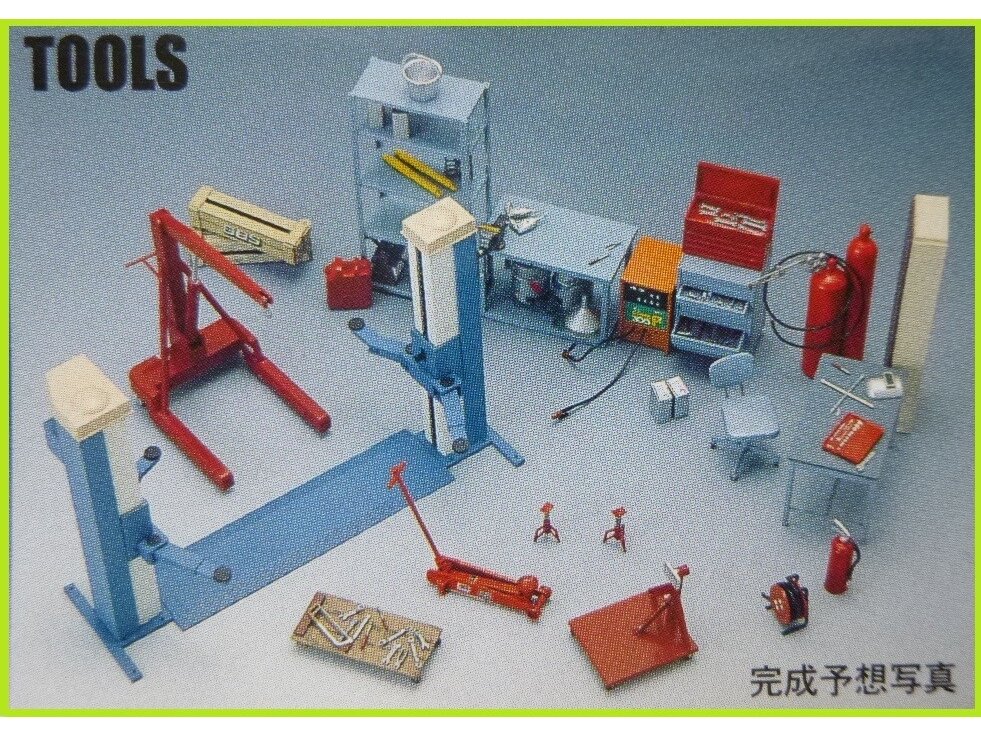 Fujimi - Garage + Tools, 1/24, 11635 2 Fujimi - Garage + Tools, 1/24, 11635 2