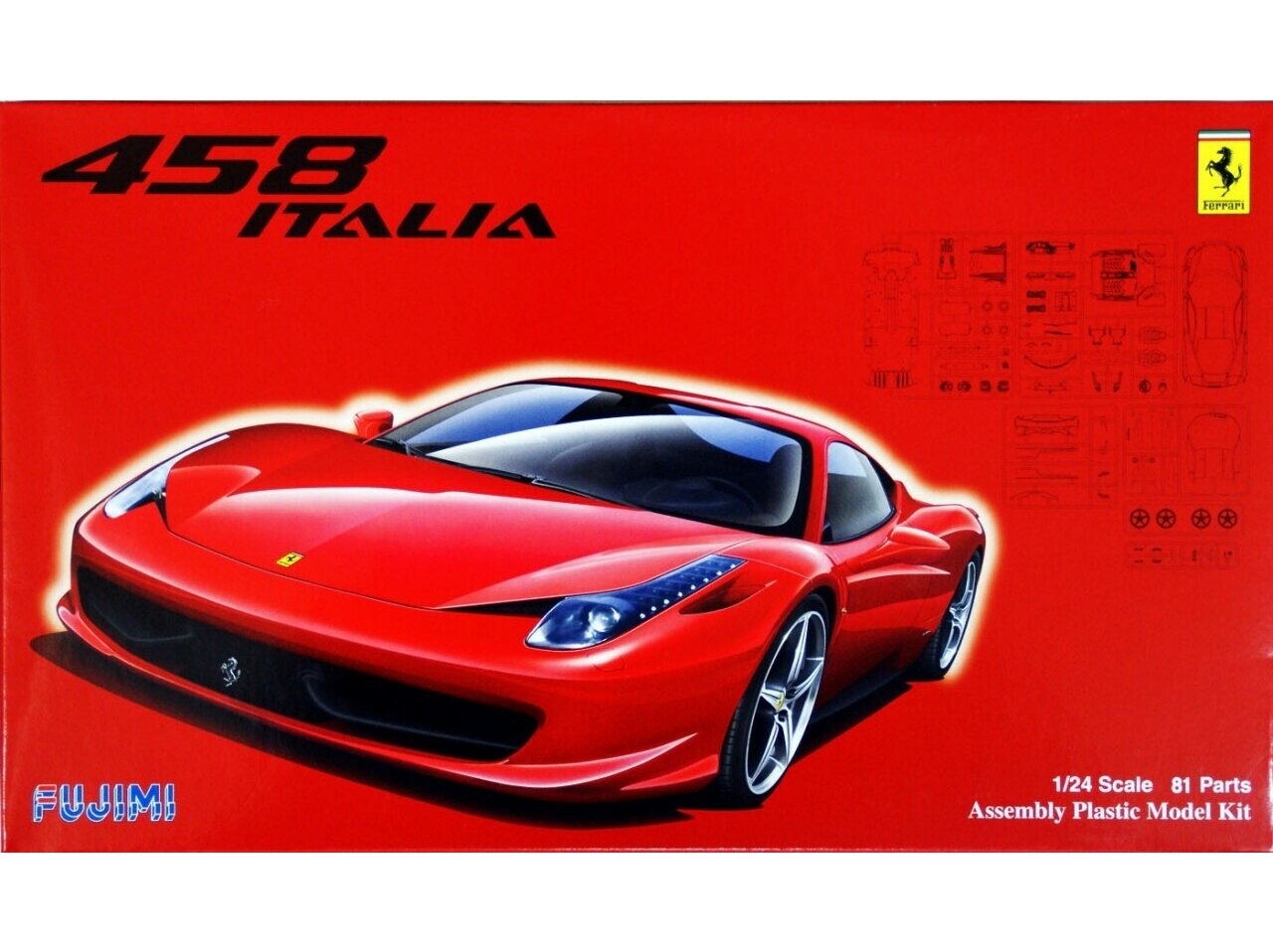 Fujimi - Ferrari 458 Italia, 1/24, 12382 | Plastic models 