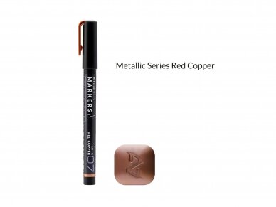 Gaahleri - Metallic Series Markers MS07 Red Copper, GM-MS07 Gaahleri - Metallic Series Markers MS07 Red Copper, GM-MS07