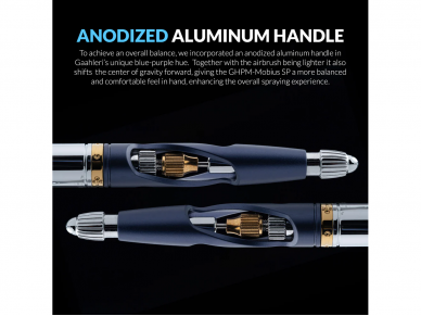 Gaahleri - Premium Series GHPM-Mobius SP 0.3mm, 0.5mm Aerografas, 43004 8 Gaahleri - Premium Series GHPM-Mobius SP 0.3mm, 0.5mm Aerografas, 43004 8