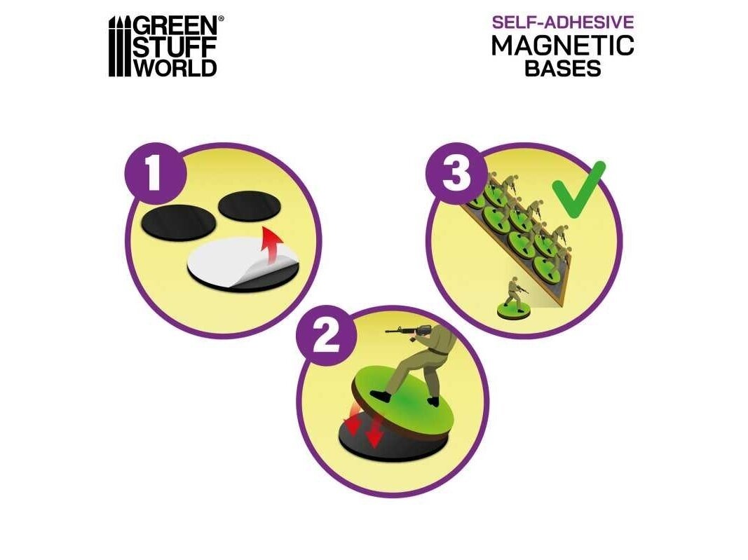 Green stuff world - Magnetalused, ümmargused 30 mm, 10862 2 Green stuff world - Magnetalused, ümmargused 30 mm, 10862 2