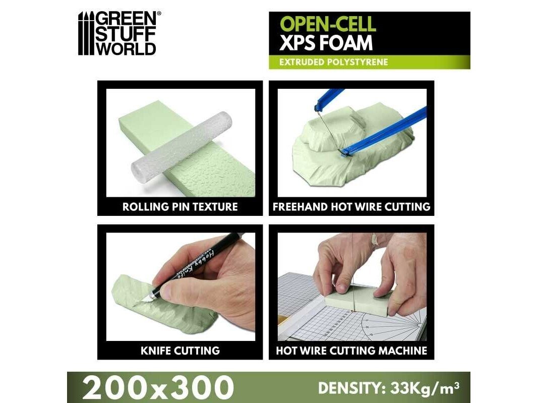 Green stuff world - Open-Cell XPS Foam 6 mm, 5392 2