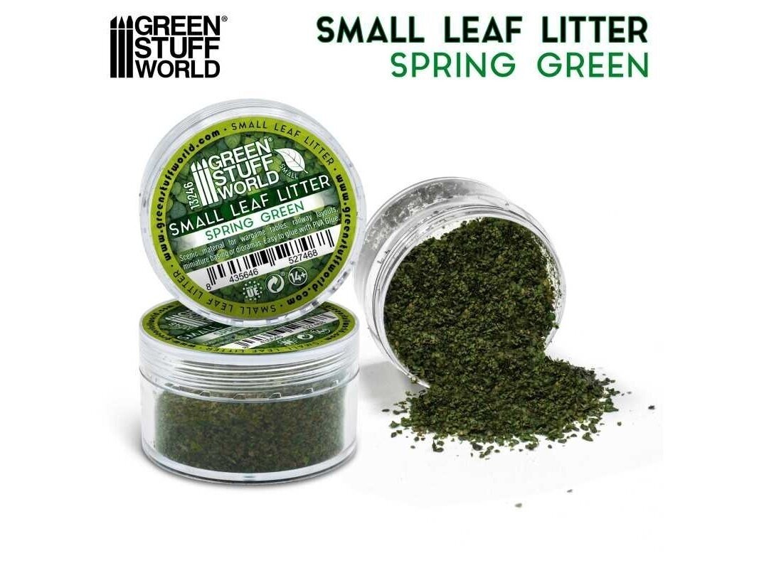 Green stuff world - Small Leaf Litter - Spring Green, 13246 1 Green stuff world - Small Leaf Litter - Spring Green, 13246 1
