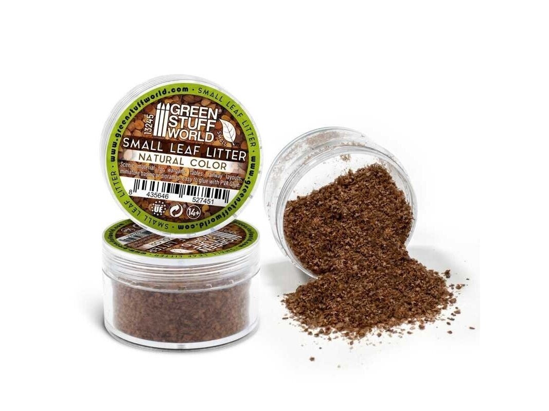Green stuff world - Small Leaf Litter - Natural Color, 13245 Green stuff world - Small Leaf Litter - Natural Color, 13245