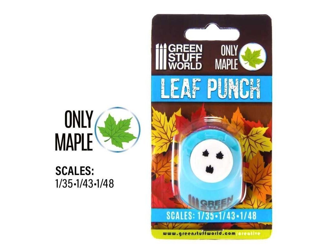 Green stuff world - Miniature Leaf Punch MEDIUM BLUE, 1415 Green stuff world - Miniature Leaf Punch MEDIUM BLUE, 1415