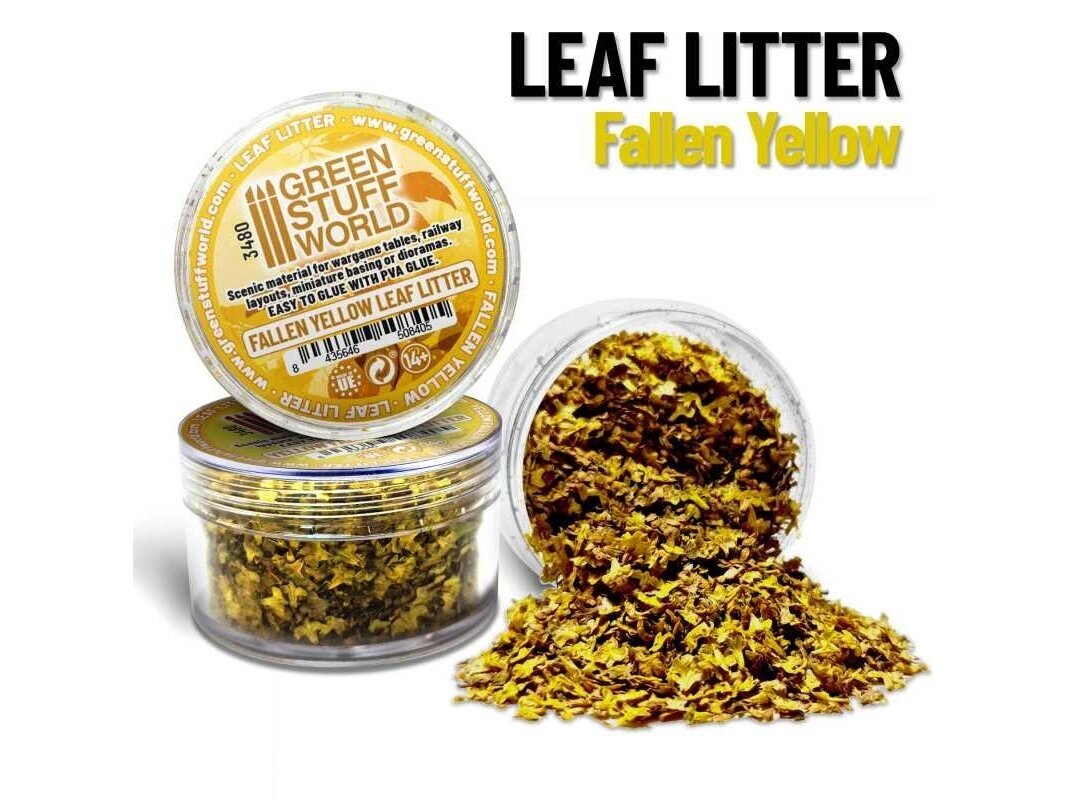 Green stuff world - Leaf Litter - Fallen Yellow (sausas lapas), 3480