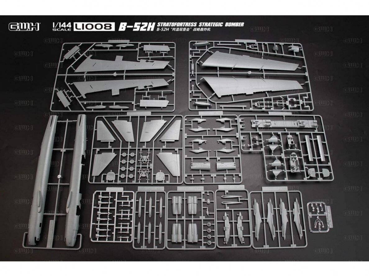 Great Wall Hobby - B-52H Stratofortress Strategic Bomber, 1/144, L1008 11 Great Wall Hobby - B-52H Stratofortress Strategic Bomber, 1/144, L1008 11
