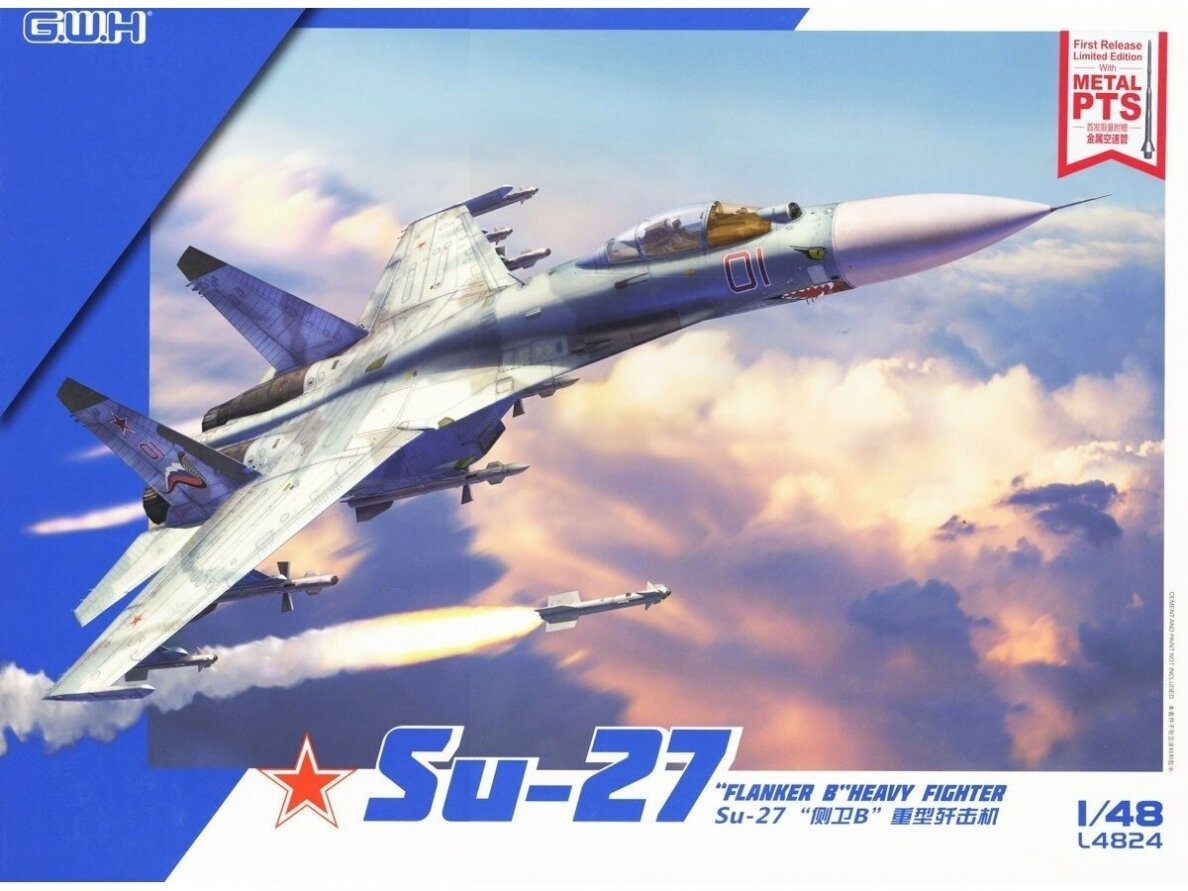 Great Wall Hobby - Su-27 Flanker B, 1/48, L4824 Great Wall Hobby - Su-27 Flanker B, 1/48, L4824