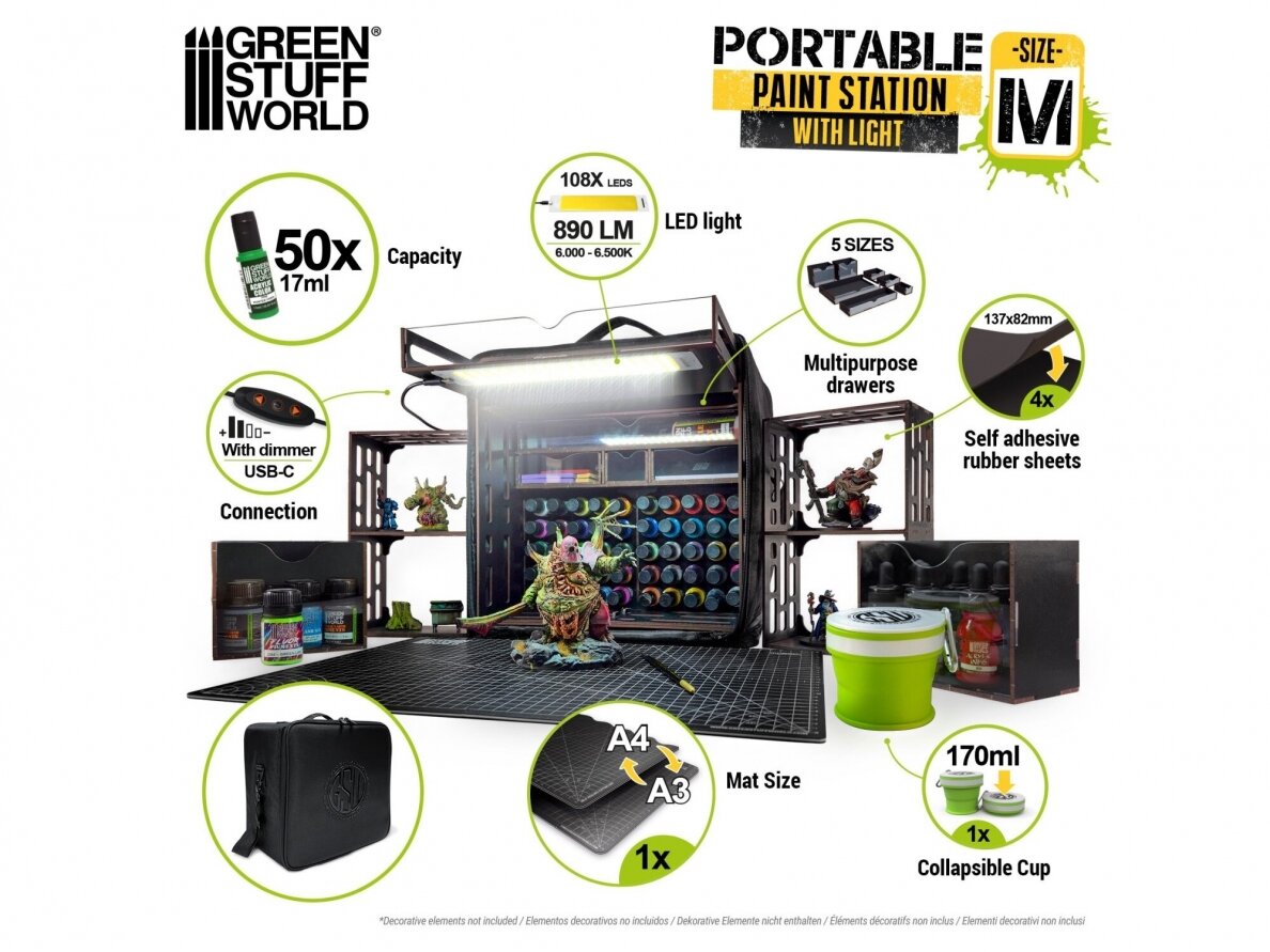 Green stuff world - Miniature Portable Paint Station, 14408 3 Green stuff world - Miniature Portable Paint Station, 14408 3