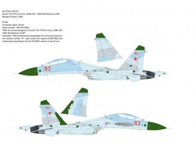 Great Wall Hobby - Su-27UB Flanker-C Heavy Fighter, 1/48, L4827 16 Great Wall Hobby - Su-27UB Flanker-C Heavy Fighter, 1/48, L4827 16