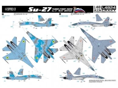 Great Wall Hobby - Su-27 Flanker B, 1/48, L4824 12 Great Wall Hobby - Su-27 Flanker B, 1/48, L4824 12