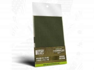 Green stuff world - Miniature Camouflage Nets Green, 1/48, 13511 1 Green stuff world - Miniature Camouflage Nets Green, 1/48, 13511 1