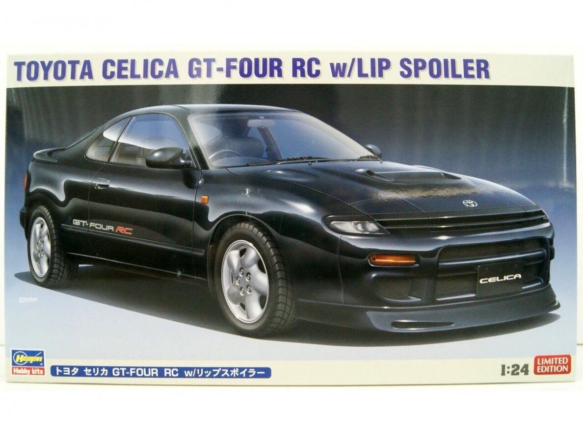 Hasegawa - Toyota Celica GT-Four RC w/Lip Spoiler, 1/24, 20536 Hasegawa - Toyota Celica GT-Four RC w/Lip Spoiler, 1/24, 20536