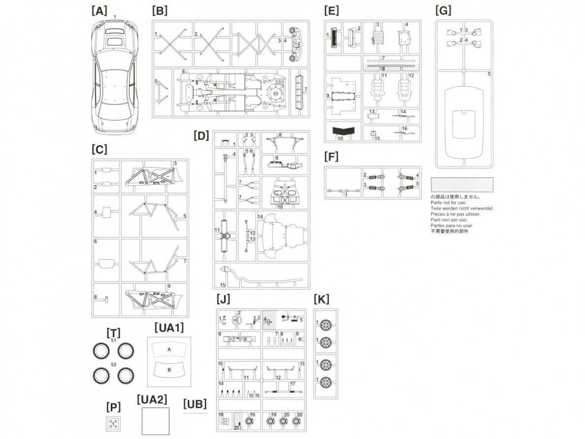 Hasegawa - Subaru Impreza "Memorial Bettega 1993", 1/24, 20768 (Kopija) 7 Hasegawa - Subaru Impreza "Memorial Bettega 1993", 1/24, 20768 (Kopija) 7