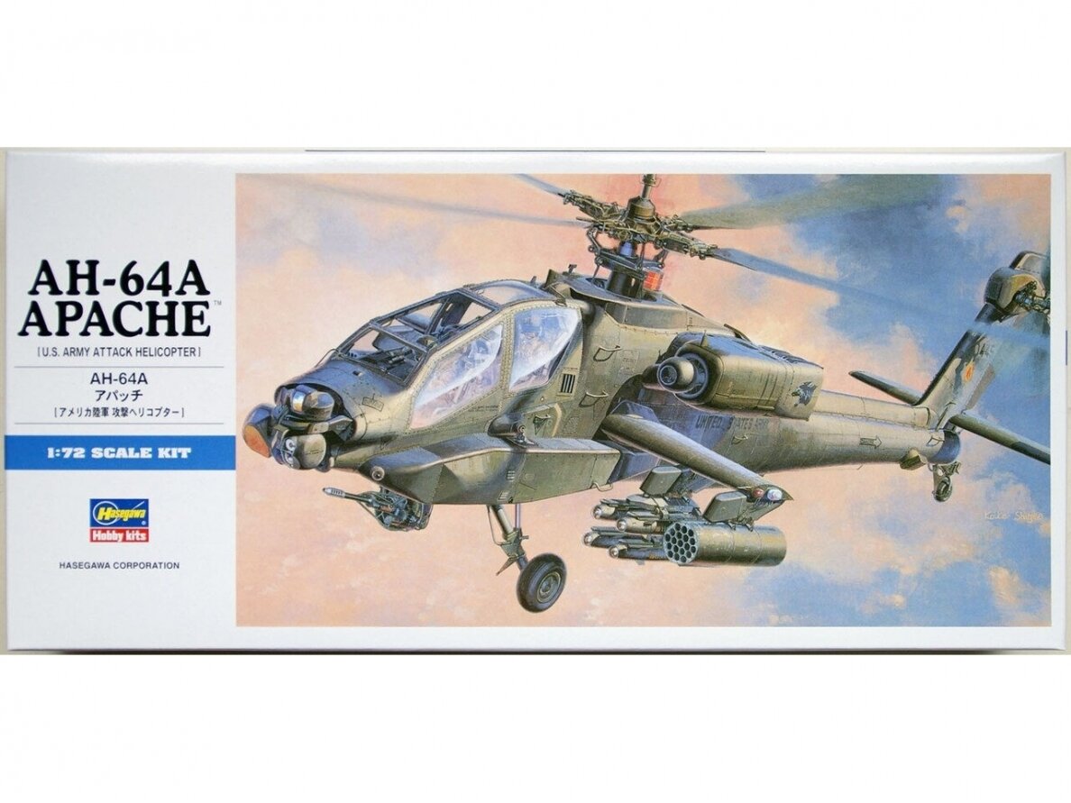 Hasegawa - AH-64A Apache, 1/72, 00436 Hasegawa - AH-64A Apache, 1/72, 00436