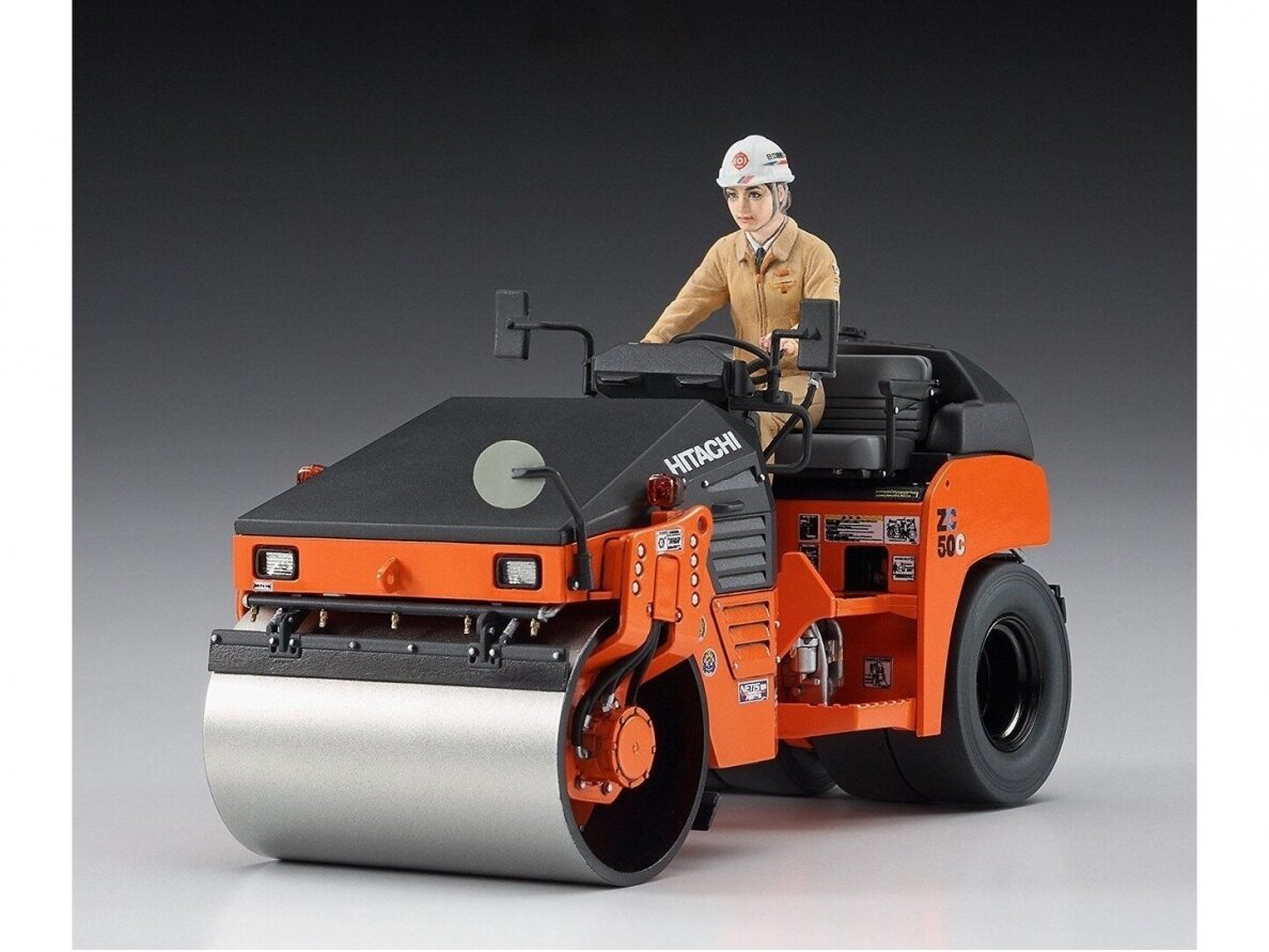 Hasegawa - Hitachi Vibratory Combined Roller ZC50C-5 Construction Machinery Combined, 1/35, 66002 1 Hasegawa - Hitachi Vibratory Combined Roller ZC50C-5 Construction Machinery Combined, 1/35, 66002 1