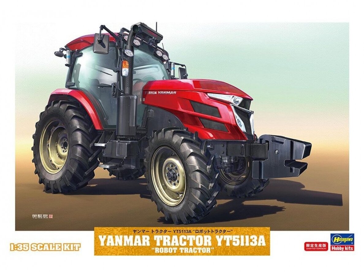Hasegawa - Yanmar Tractor YT5113A "Robot Tractor", 1/35, 66108