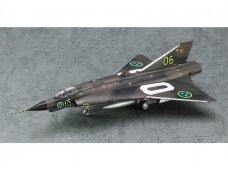 Hasegawa - Saab J35F Draken [Swedish Air Force Interceptor], 1/72, 01578