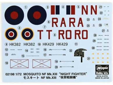 Hasegawa - Mosquito NF Mk.XIII 'Night Fighter', 1/72, 02198 2
