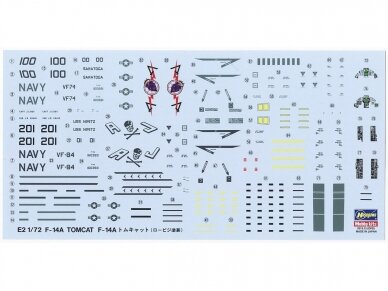 Hasegawa - F-14A Tomcat (Low Visibility), 1/72, 00532 4 Hasegawa - F-14A Tomcat (Low Visibility), 1/72, 00532 4