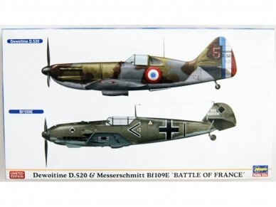 Hasegawa - Dewoitine D.520 & Messerschmitt Bf109E `Battle of France`, 1/72, 02332 Hasegawa - Dewoitine D.520 & Messerschmitt Bf109E `Battle of France`, 1/72, 02332