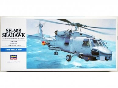 Hasegawa - SH-60B Seahawk (U.S. Navy Anti-Submarine Helicopter), 1/72, 00431