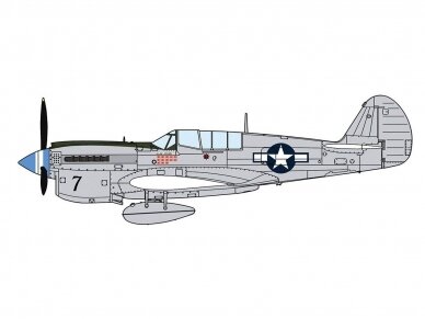 Hasegawa - Curtiss P-40N Warhawk 'Natural Metal Aces', 1/48, 07516 1