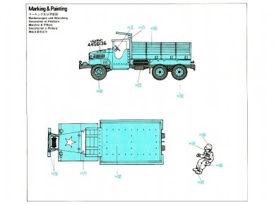 Hasegawa - GMC CCKW-353 Dump Truck, 1/72, 31122 4