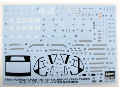 Hasegawa - Rosenbauer Panther 6x6 Airport Crash Tender, 1/72, 54005 10 Hasegawa - Rosenbauer Panther 6x6 Airport Crash Tender, 1/72, 54005 10