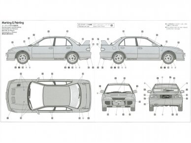 Hasegawa - Mitsubishi Lancer GSR Evolution III, 1/24, 20350 2
