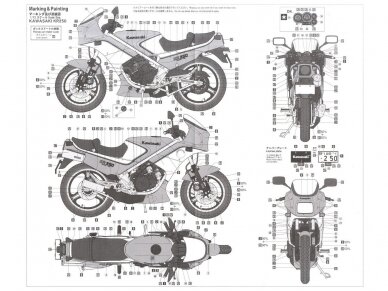 Hasegawa - Kawasaki KR250 (KR250A), 1/12, 21512 16 Hasegawa - Kawasaki KR250 (KR250A), 1/12, 21512 16