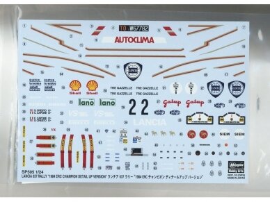 Hasegawa - Lancia 037 Rally "1984 ERC Champion Detail up Version", 1/24, 52305 4