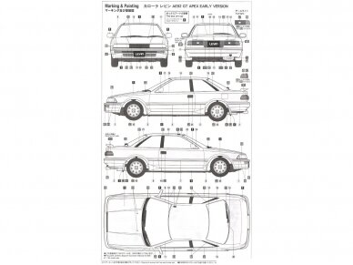 Hasegawa - Toyota Corolla Levin AE92 GT Apex Early Version (1987), 1/24, 21136 2