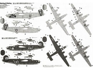 Hasegawa - B-24J Liberator, 1/72, 00559 6