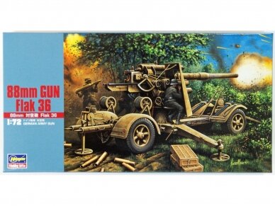 Hasegawa - 88 mm Flak 36, 1/72, 31138