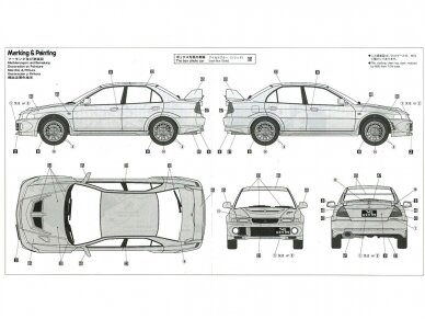 Hasegawa - Mitsubishi Lancer GSR Evolution VI, 1/24, 20336 2