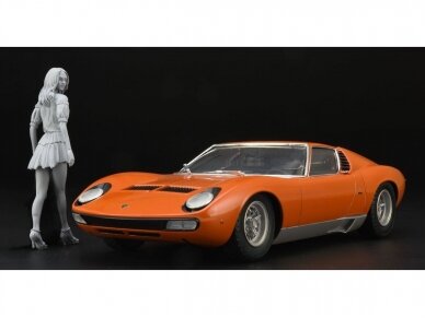 Hasegawa - Lamborghini Miura P400 SV w/Italian Girl's Figure, 1/24, 20423 7