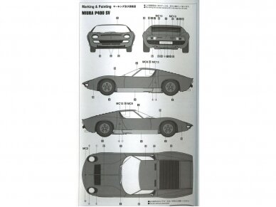 Hasegawa - Lamborghini Miura P400 SV w/Italian Girl's Figure, 1/24, 20423 2