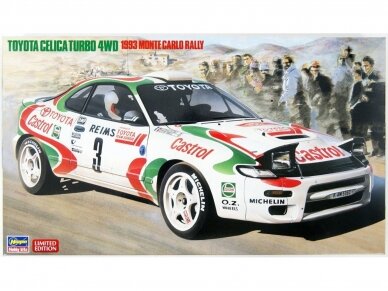 Hasegawa - Toyota Celica Turbo 4WD 1993 Monte Carlo Rally, 1/24, 20401