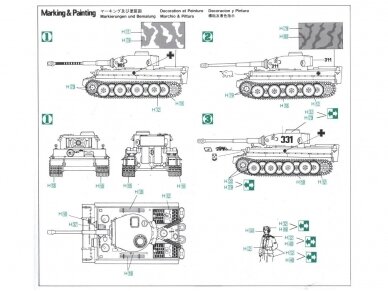 Hasegawa - Pz.Kpfw VI Tiger I Ausf. E, 1/72, 31108 3